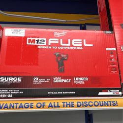 Milwaukee 2551-22 Hex Surge Drill M12