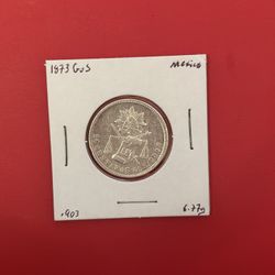 25 Centavos 1873 Go S Silver