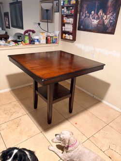 Counter-Height Dining Table + 4 Chairs – $250 OBO