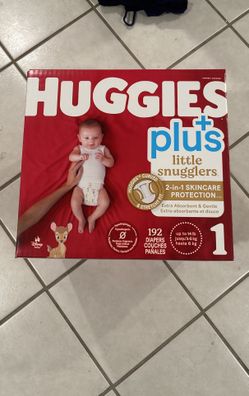 Huggies Plus,2-in-1 Little Snugglers Size 1