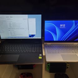 Laptop New hp and Samsung both $900