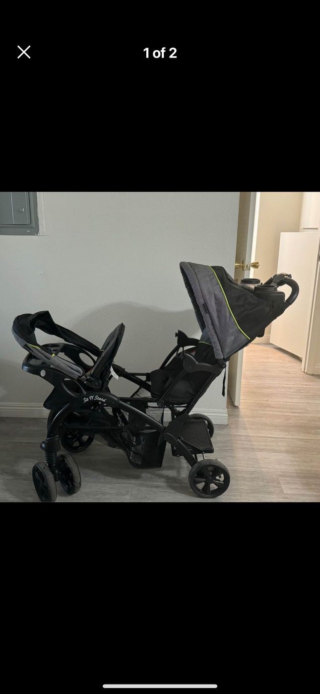 Sit N Stand Double Stroller 
