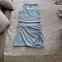 2 Piece Tank And Skirt- From SHEIN