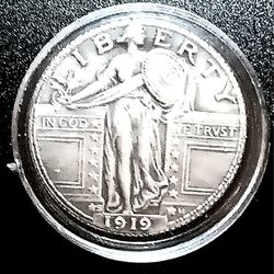 1919 S, STANDING LIBERTY QUARTER, MINT CONDITION 