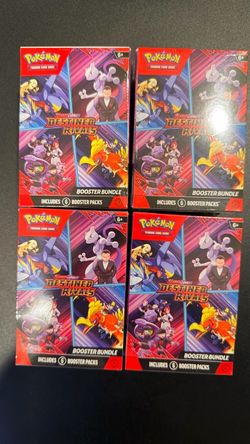 Pokémon Scarlet & Violet Destined Rivals Booster Bundle x4