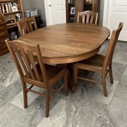Antique Mission Oak Dining Room Set