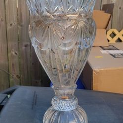 16" Shannon Crystal Pedestal Vase