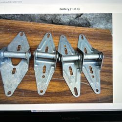 4 Piece Galvanized Steel Door Hinges For Overhead Garage Door