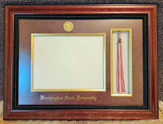 Washington State University Diploma Frame 22k Gold 