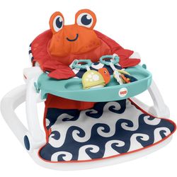 Fisher-Price Sit-Me-Up Crab Floor Seat with Tray