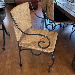 Iron Dining Room Chairs- HEAVY 