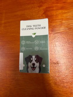 Dog tooth cleaning powder