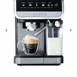 Gourmia One-Touch Espresso Machine w/ Frother (All Accessories)