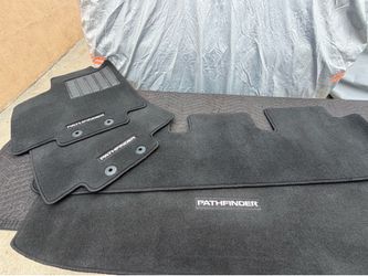 Pathfinder Front and Rear Floor Mats Plus Cargo Mat