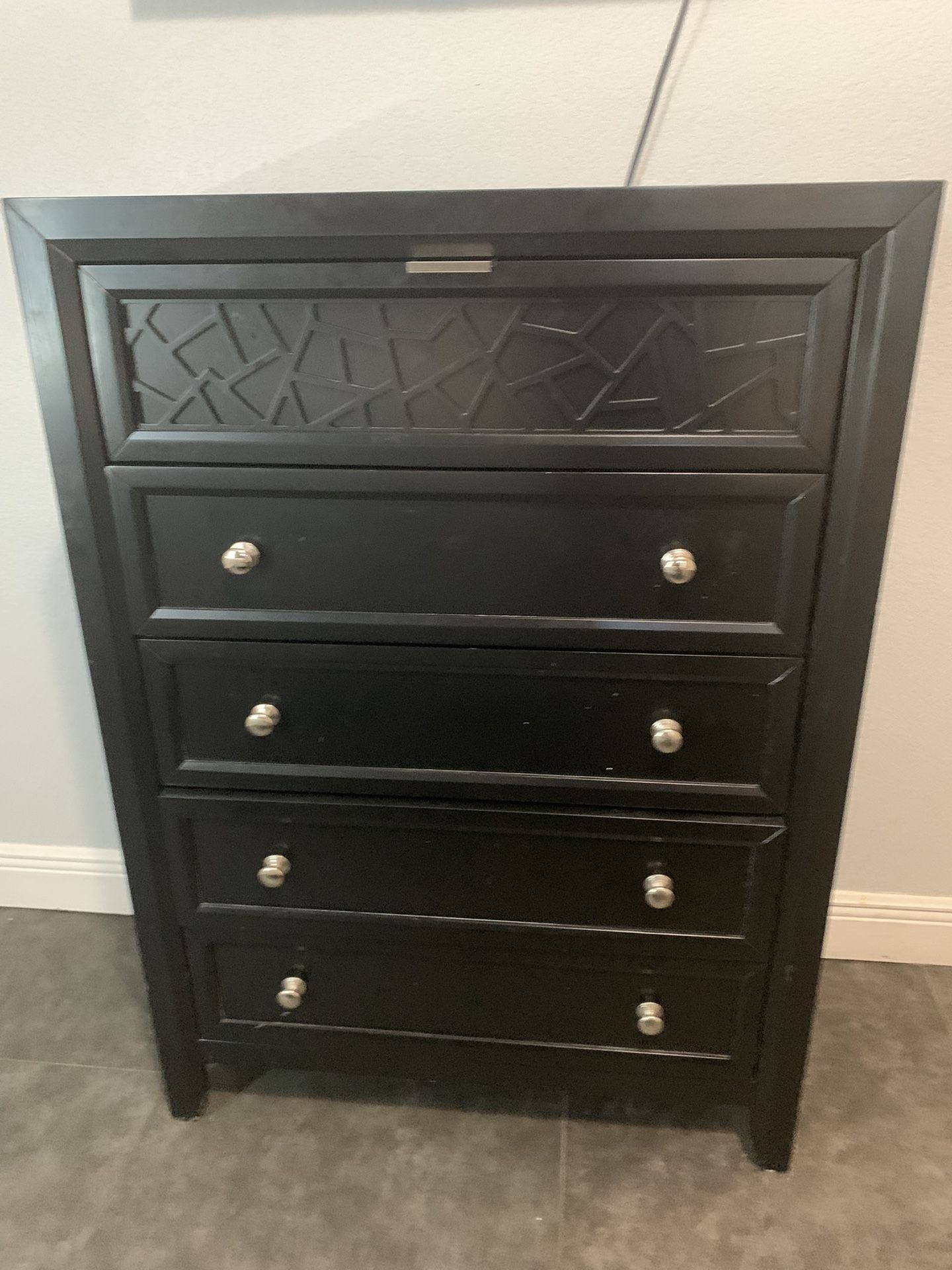 Bedroom Chest - Black