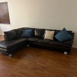 Leather Sectional