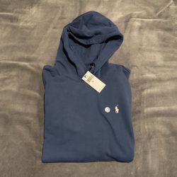 Ralph Lauren Polo Loopback Hoodie Navy Blue XL