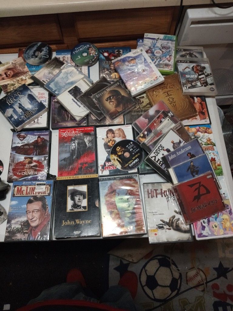 Movies CDs In Different Games