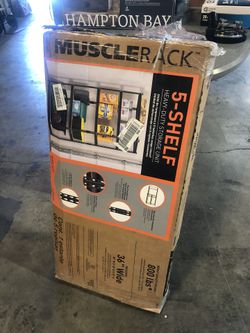 Muscle Rack 5-Tier Heavy Duty Steel Garage Storage Shelving Unit