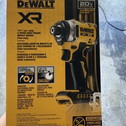 Dewalt 20 Volts XR Impact Driver Tool Only $130 Price Firm