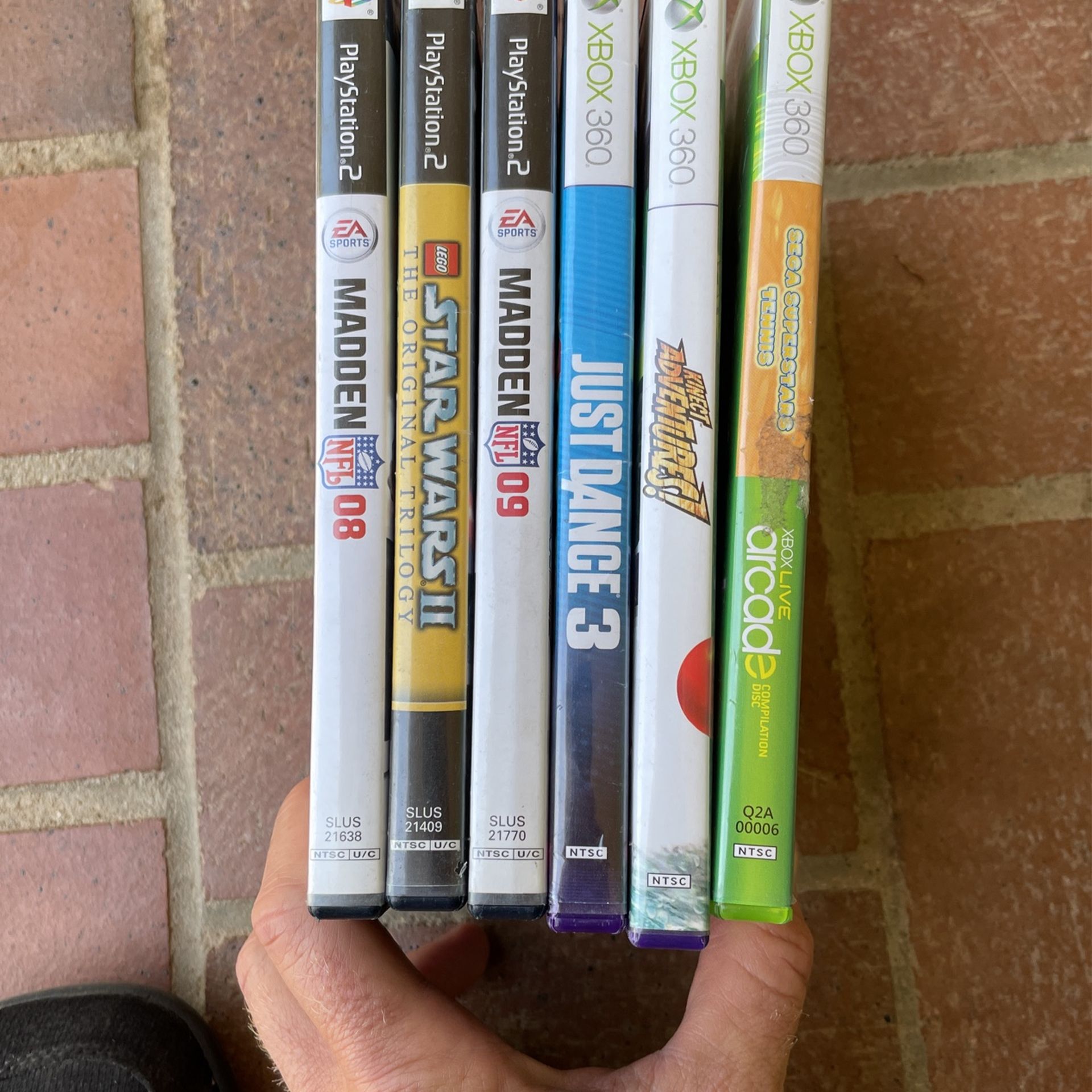 PlayStation 2/xbox 360 Games