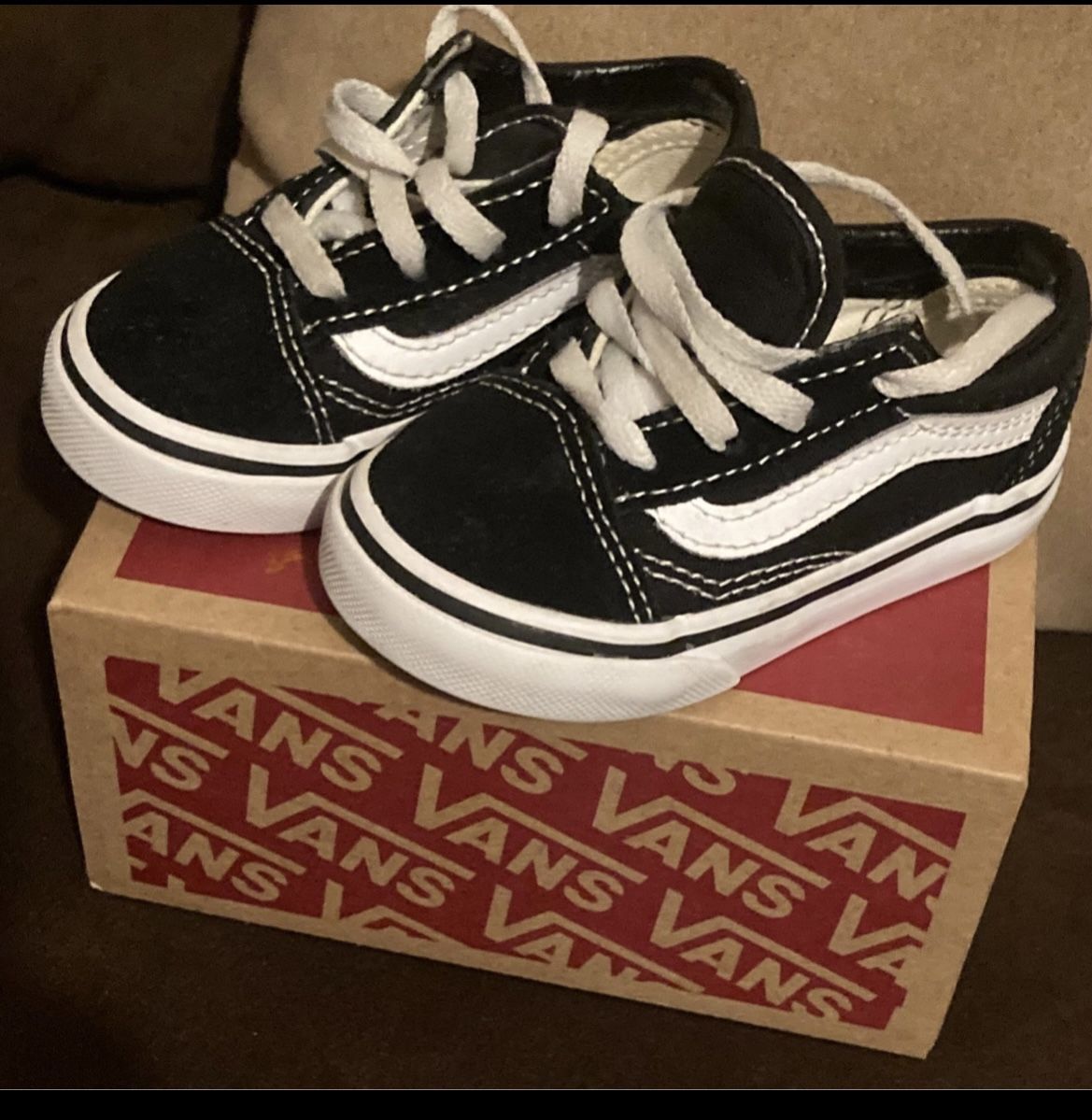 Old Skool Vans Toddlers Size 5.0
