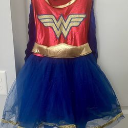 Wonder  Woman Kids Halloween Costume XS(4/5)