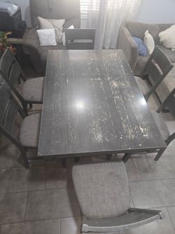 Dining Table with 6 Chairs