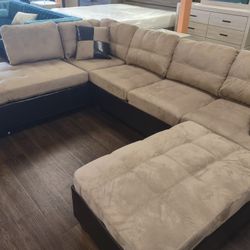 New Sectional Sofa With Reversible Chaise Lounge