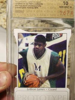 Lebron James Gem Mint 10