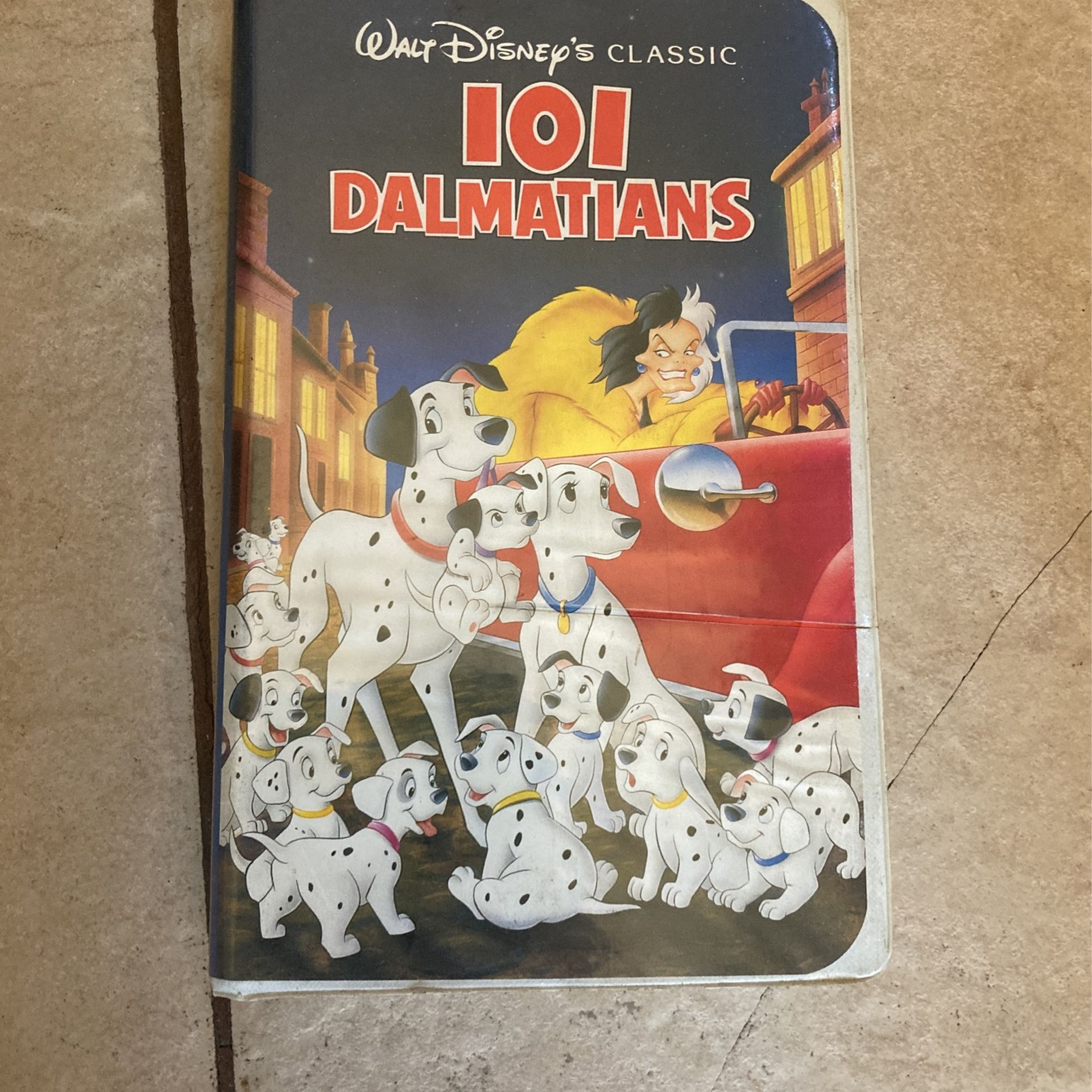 Disney 101 Dalmatians Black Diamond Rare VHS