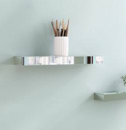 Mirrored Shelves