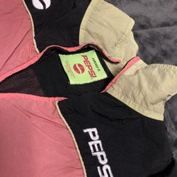 Pepsi Half Zip Windbreaker Jacket