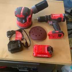 Craftsman sander and drill driver