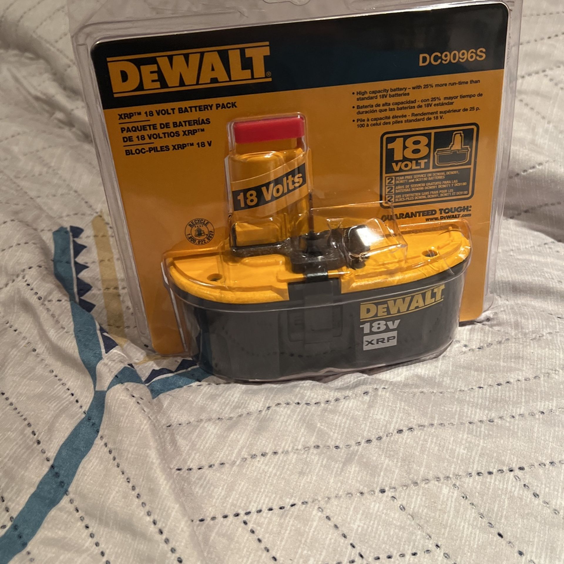 Brand New Dewalt XRP 18 Volt Battery Pack