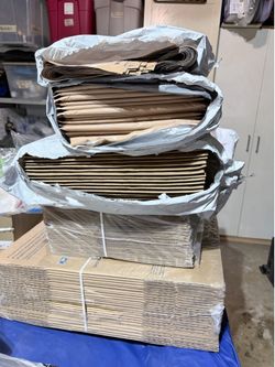 Large Shipping Supply Bundle – Boxes & Padded Mailers (120+ Pieces)