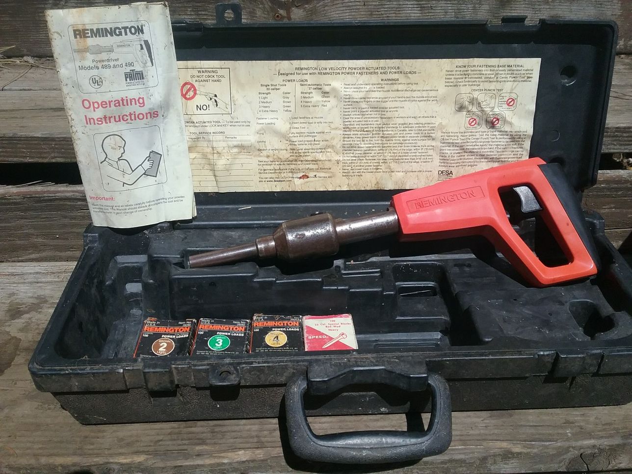 Remington Model 490, .22 caliber Powerdriver
