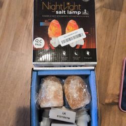Spantik Pink Himalayan Salt Night Lights 2-pack