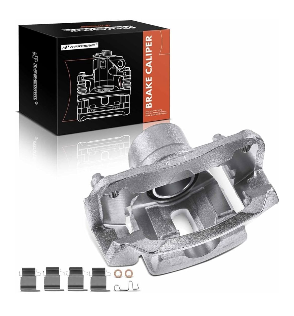 A-Premium Disc Brake Caliper Assembly with Bracket for Toyota Highlander 2001-2007 front pass side