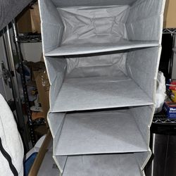 4 Shelf Hanging Closet Organizer 2 Pack 