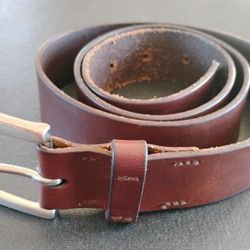 J.Crew Leather Belt Mens 34
