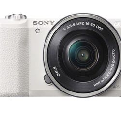 Sony a5100 16-50mm Mirrorless Digital Camera with 3-Inch Flip Up LCD (White)