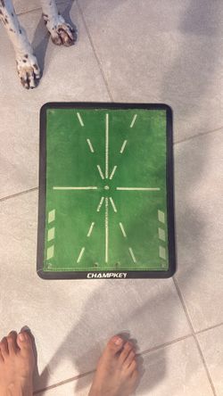 Golf impact putting mat