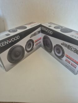 KENWOOD 2 PAIRS 6.5" 2 WAY 300 WATTS CAR SPEAKER