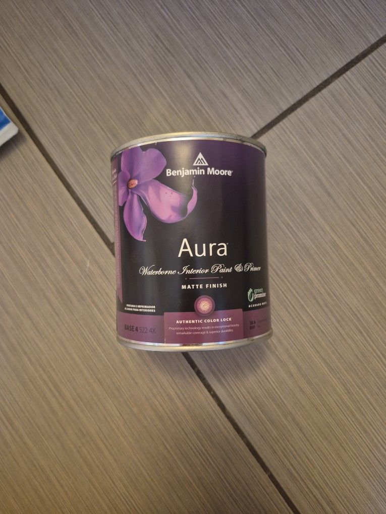 Quart Paint (Aura, Waterborne Interior Paint & Primer)