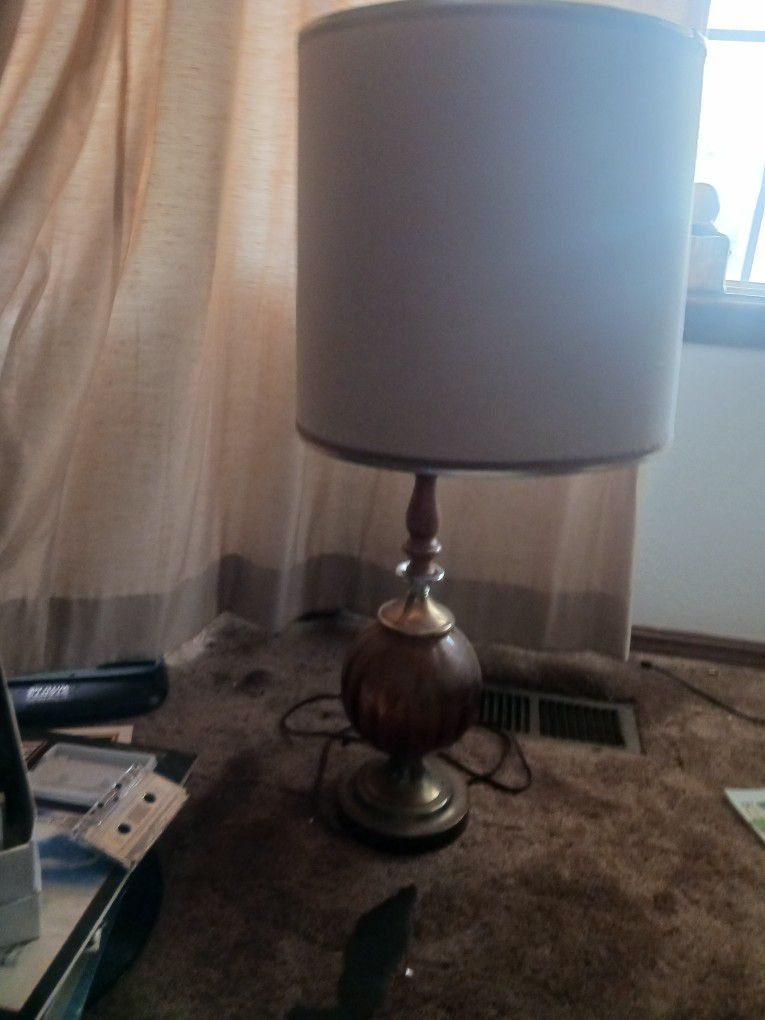 Vintage Lamp With Shade