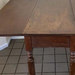 American Empire Drop Leaf Dining Table 