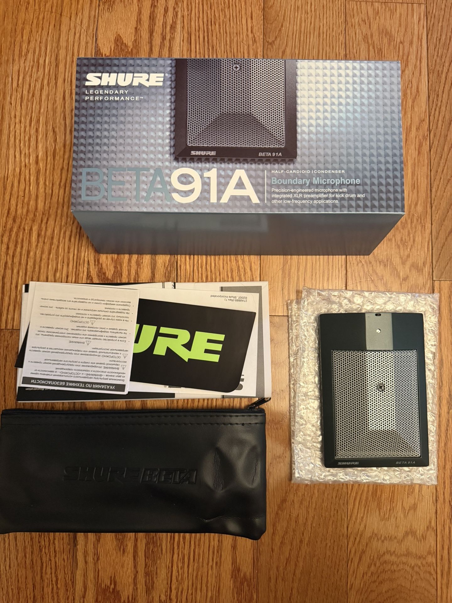 Shure Beta 91A Condenser Boundary Microphone SELL/TRADE