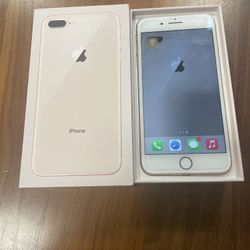 Unlocked iphone 8 plus 256 GB Rose Gold  