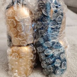 Otooling. 2 Piece Brass Door Knob Wreaths.